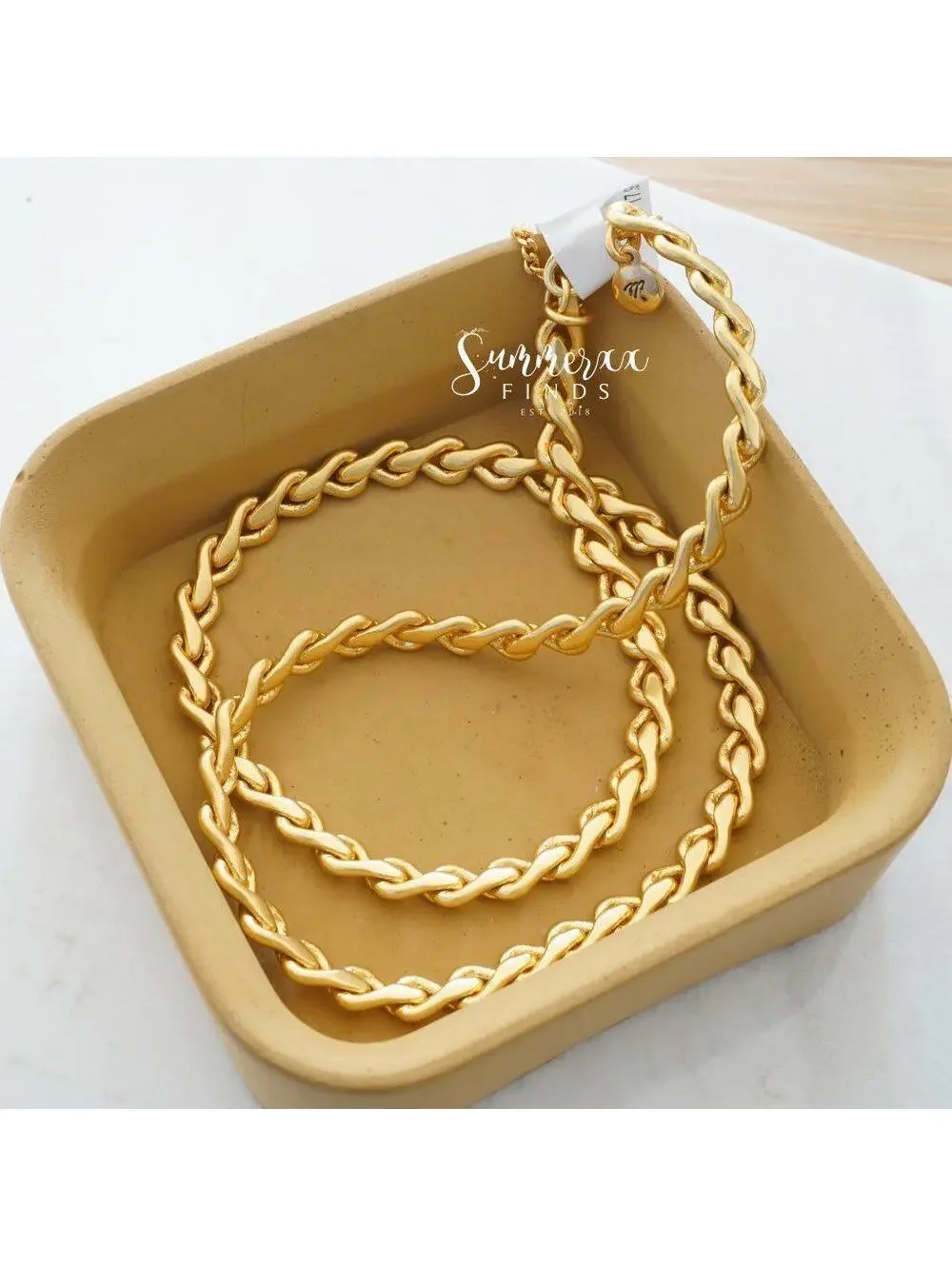 Madewell Chunky Curb Chain Necklace - Picture 2 of 8
